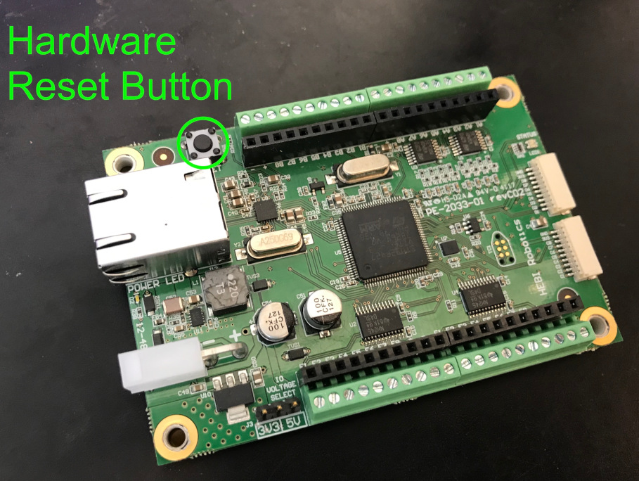 io board reset button