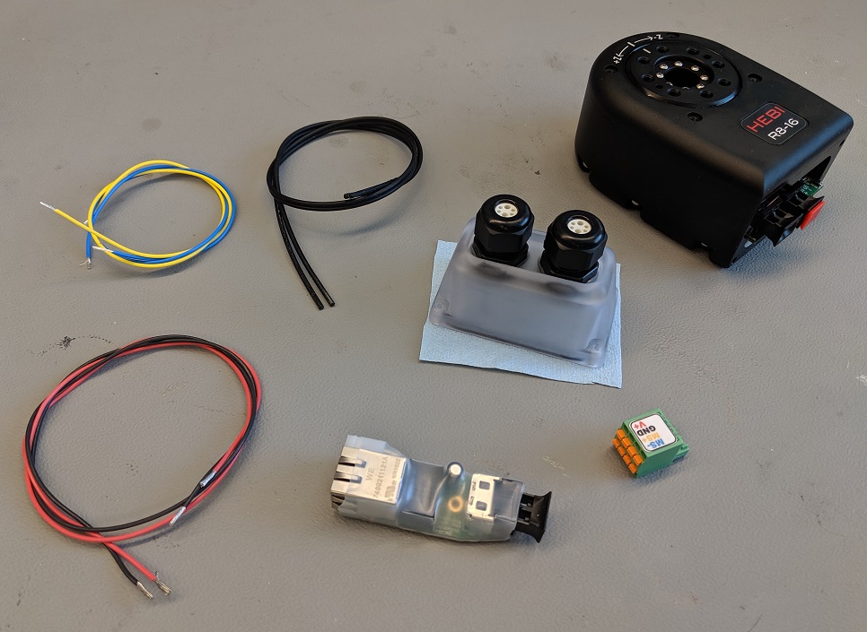 r actuator and wires