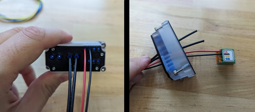 fiber thru wire seal