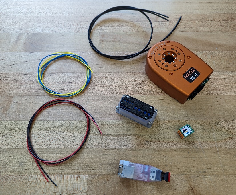 t actuator and wires